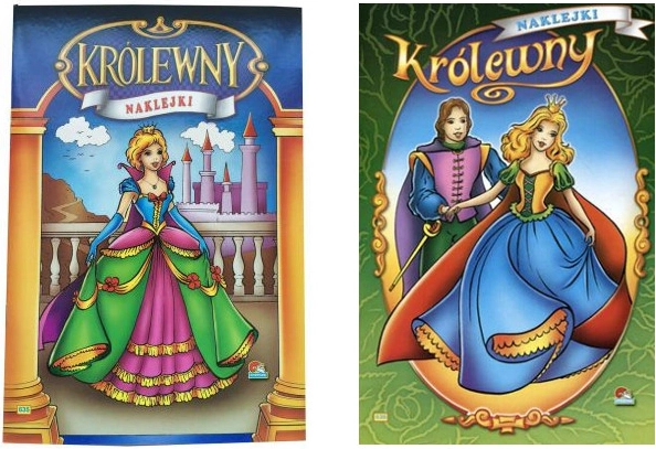 Malbuch mit Aufklebern – Prinzessinnen