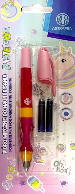 Astra Füller Einhorn, blaue Tinte, 2 Patronen