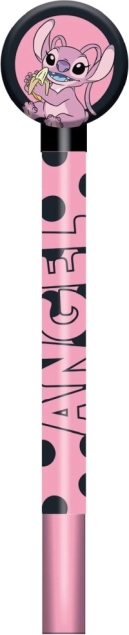 Disney Holz-Topper für Bleistift Stitch und Angel