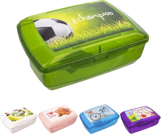 Lunchbox BranQ mit Clip 20,5 × 13,5 × 7,5 cm (Motivmix)
