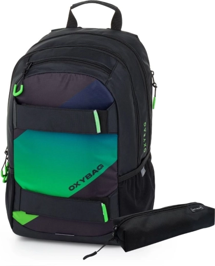Schülerrucksack mit Etui OXYBAG Sport Ombre
