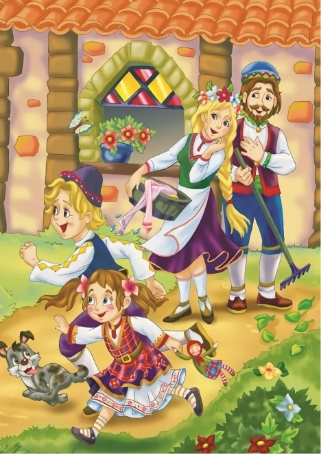 Puzzle ART PUZZLE Glückliche Familie, 150 Teile