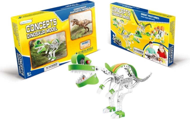 Metallbaukasten Dinosaurier – 1 Stück