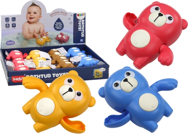 Aufziehbare Bade-Spielzeugfigur – schwimmender Bär