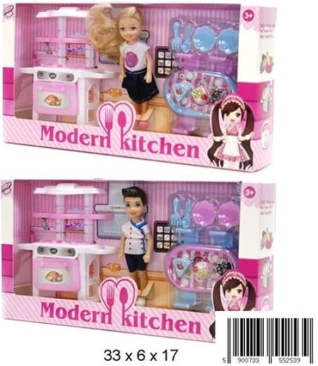 Puppe mit Set – 1 Stück