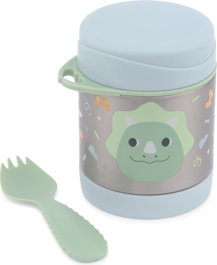 Skip Hop Thermobehälter für Essen mit Spork Besties Squad Dino