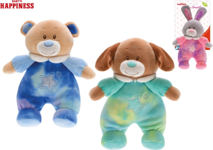 Plüschtier Baby Happiness mit Rassel 21 cm