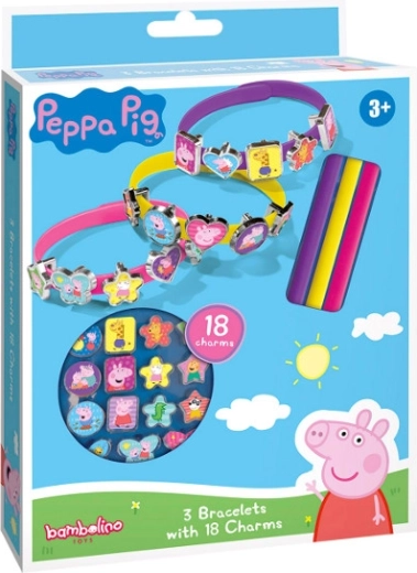 Armband-Bastelset mit Peppa Pig Anhängern
