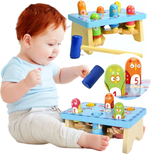 Hölzerne Klopfbank VÖGEL Small Foot