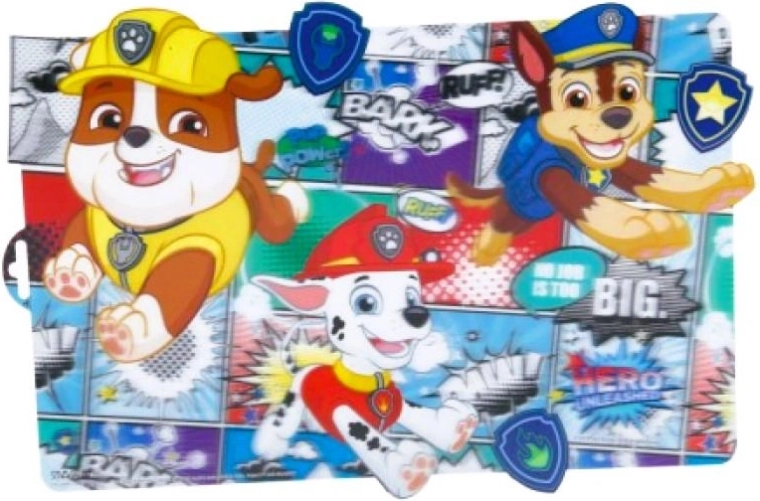3D-Schreibtischunterlage Paw Patrol