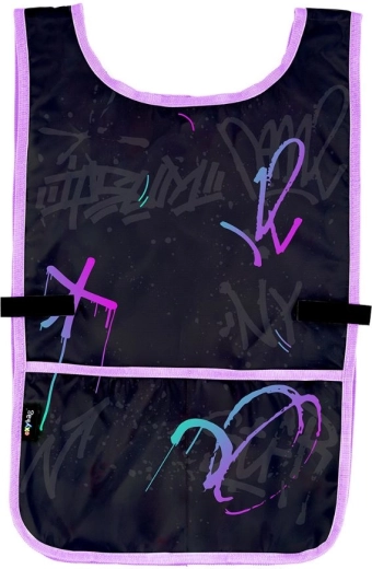 Poncho-Schürze Graffiti Girl für kreative Aktivitäten