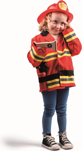 Kinder-Feuerwehrkostüm BIGJIGS TOYS mit Zubehör