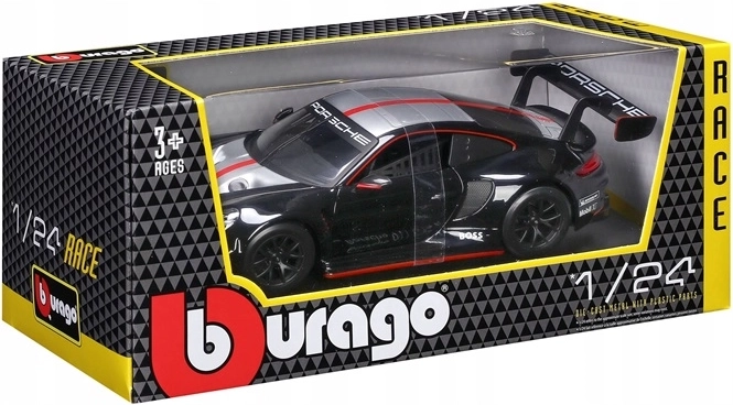 Bburago Porsche 911 GT3 Racing Launch 1:24 schwarz