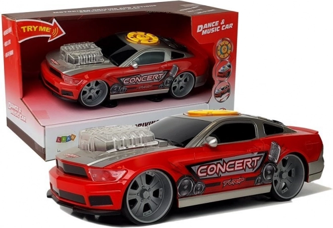 Musikalisches Tanzauto DJ mit Lichtern und Lautsprechern