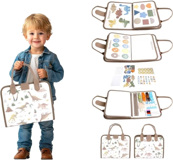 2Kids Toys Sensorik-Busy-Buch Dinosaurier