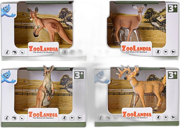 Zoolandia Safari-Tier – Figur (4 Varianten) - 1 Stück