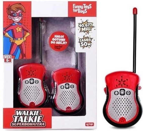 Superhelden-Walkie-Talkies
