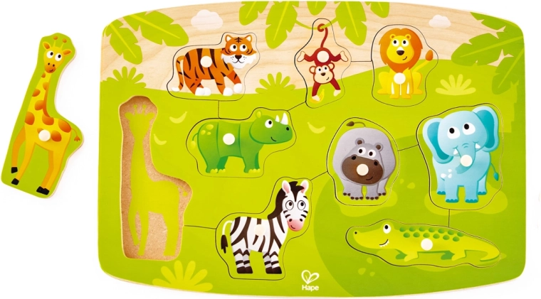 Dschungel-Steckpuzzle