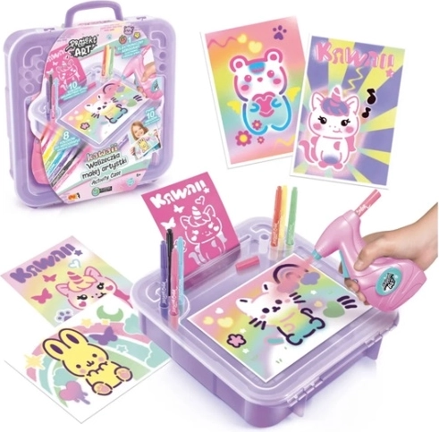 EPEE Projekt Art Koffer – kleine Künstlerin Kawaii mit elektronischem Airbrush