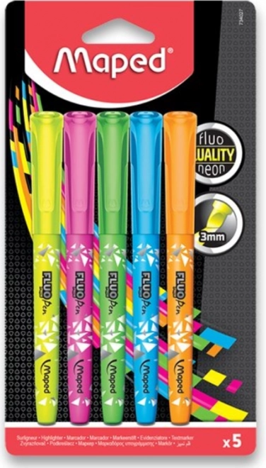 MAPED Textmarker Fluo Peps 5 Stk.