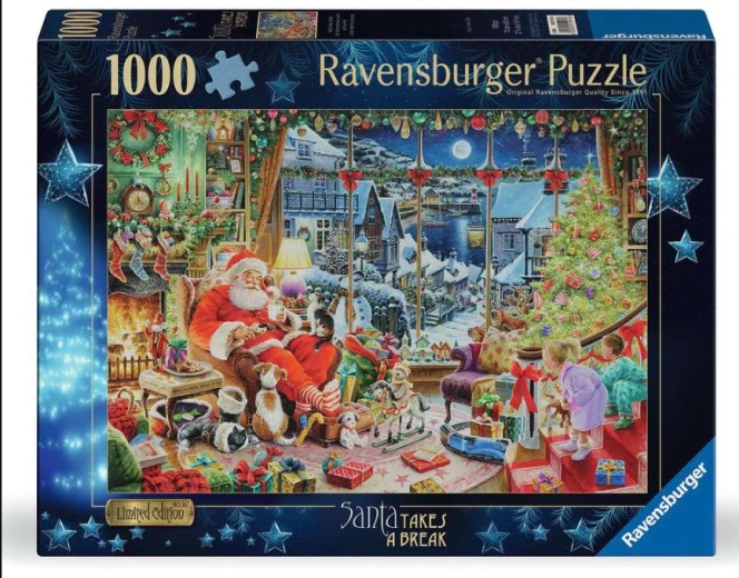 Ravensburger Puzzle Limited Edition Nr. 30: Santa macht Pause 1000 Teile