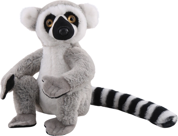 Sitzender Plüsch-Lemur 20 cm