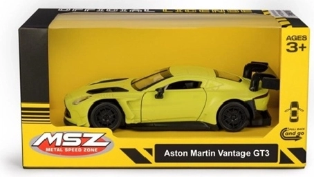 MSZ Modell Aston Martin Vantage mit Licht und Sound, gelb