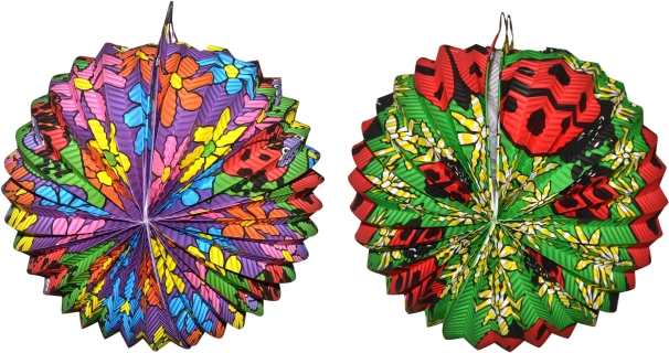 Lampion Kugel Marienkäfer 25 cm