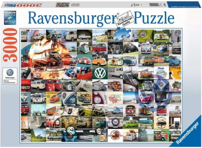 Ravensburger Puzzle mit 3000 Teilen – 99 Momente VW Campervan