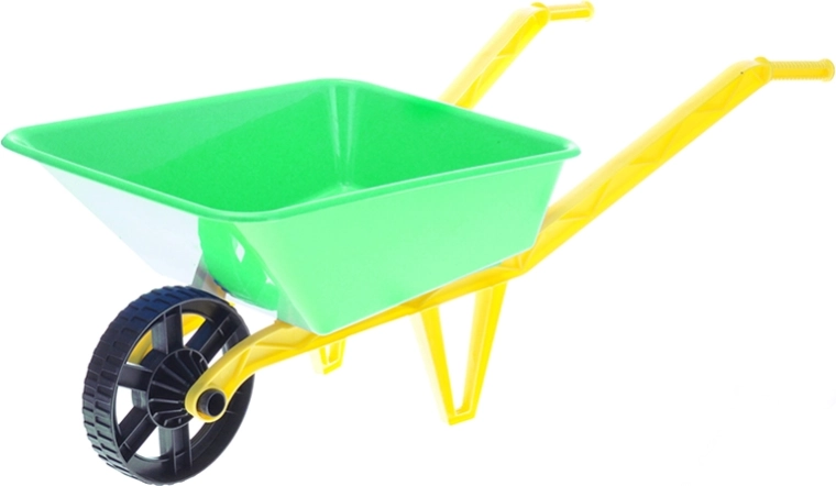 Kinder-Schubkarre aus Kunststoff für Sand, grün 72 × 29 × 25 cm