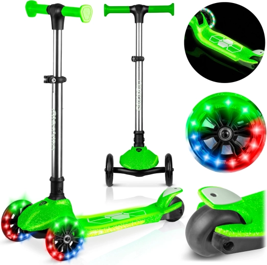 Dreirädriger Kinder-Balance-Roller RICOKIDS Jelly – grün