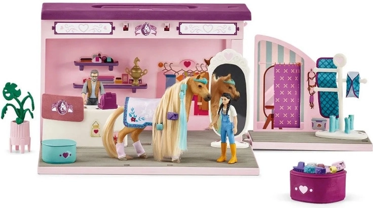 Klappbarer Pferdesalon Schleich HORSE CLUB Sofias Schönheiten