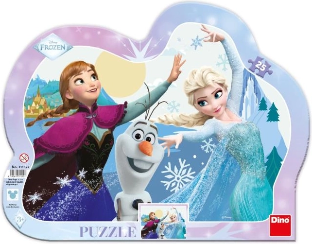 Anna und Elsa – geformtes Kinderpuzzle mit 25 Teilen