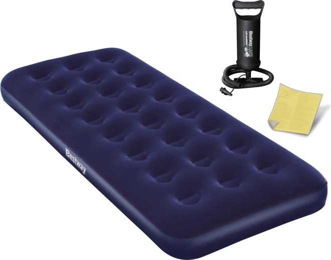 Aufblasbare Matratze 185 × 76 × 22 cm mit Kolbenpumpe BESTWAY