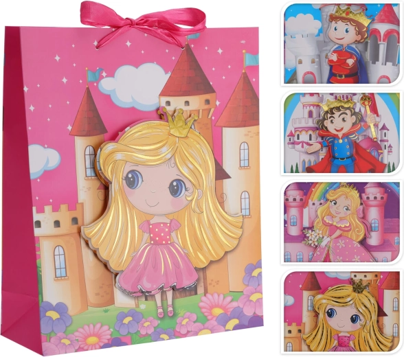 Geschenktasche 3D Kinder 40 × 30 × 12 cm, Mix Dekore