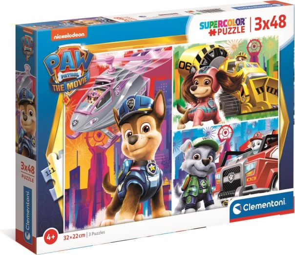 Clementoni Puzzle Paw Patrol im Film 3x48 Teile