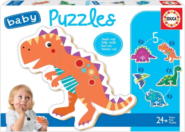 Educa Baby Puzzle Dinosaurier 5-in-1