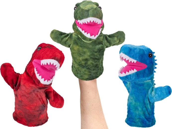 Plüsch-Handpuppe Dinosaurier für die Kleinsten