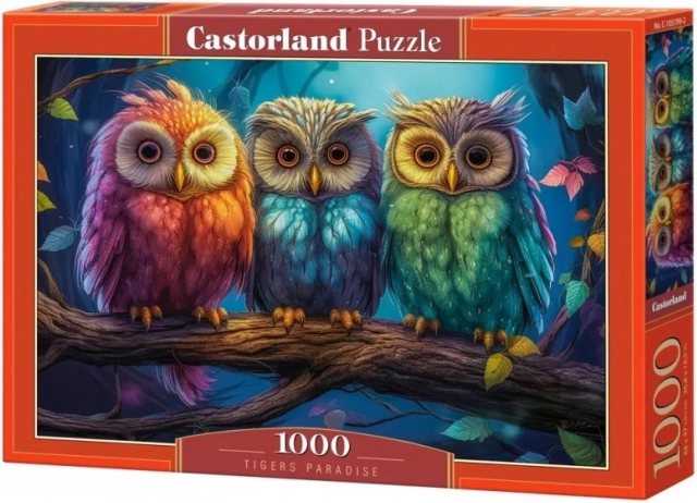 Puzzle 1000 Teile Drei kleine Eulen