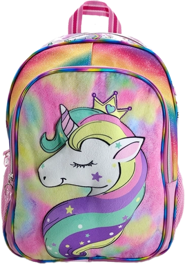 Regenbogen-Rucksack mit Einhorn 40,5 cm