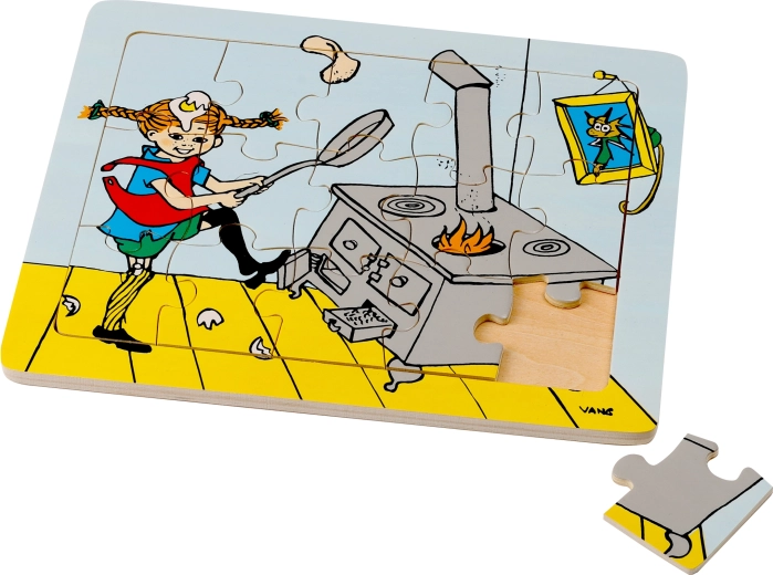 Holzpuzzle Pippi Langstrumpf – 15 Teile