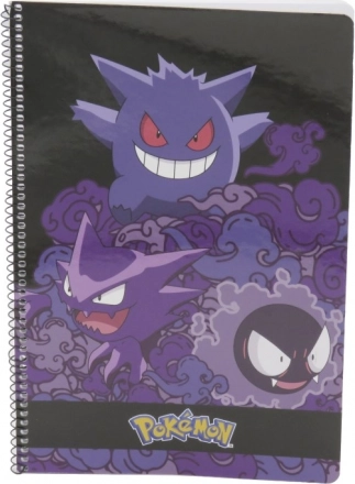 Pokémon Block A4 mit Spiralbindung - Gengar