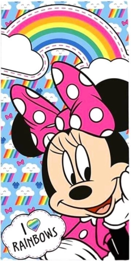 Kinder-Baumwollbadetuch Disney Minnie Mouse 70 × 140 cm - 1 Stück