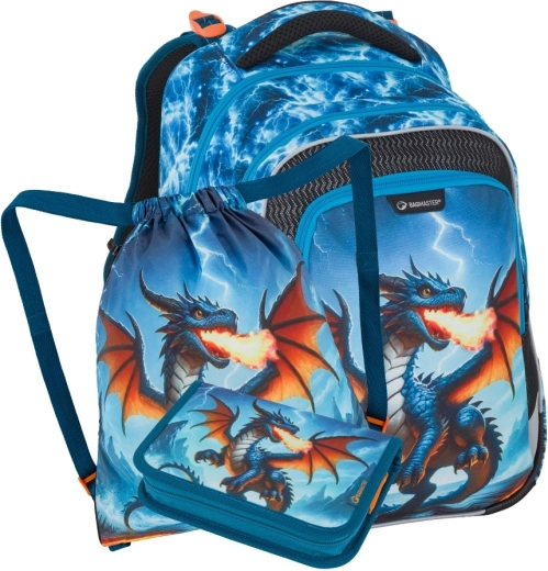 Bagmaster LUMI 26 D Schulset für Erstklässler – Drache