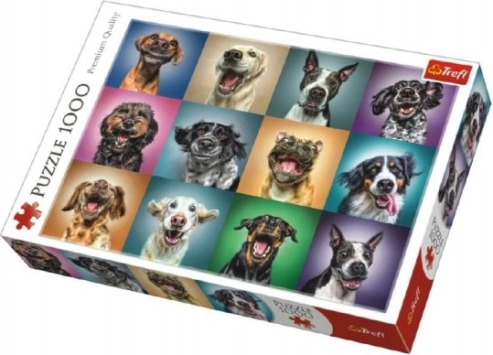 Puzzle lustige Hunde-Porträts – 1000 Teile