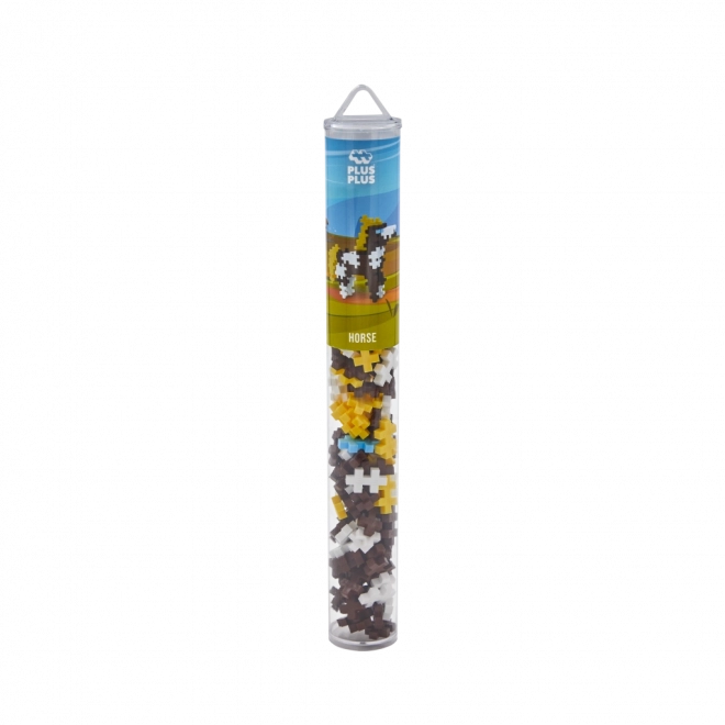 Kreative Bausteine Plus Plus Tube Pferd 100 Stk
