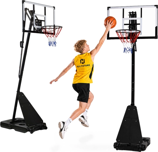 Movepro freistehender Basketballkorb mit höhenverstellbar bis 305 cm