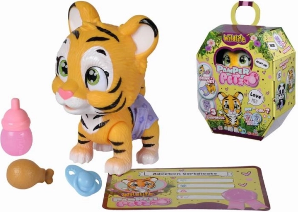 Interaktives Spielzeug Tiger mit Windel Pamper Petz