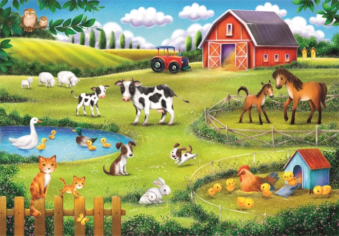 Puzzle CLEMENTONI Tierfarm 30 Teile