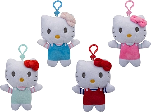 Hello Kitty Plüsch mit Clip 12 cm - 1 Stück